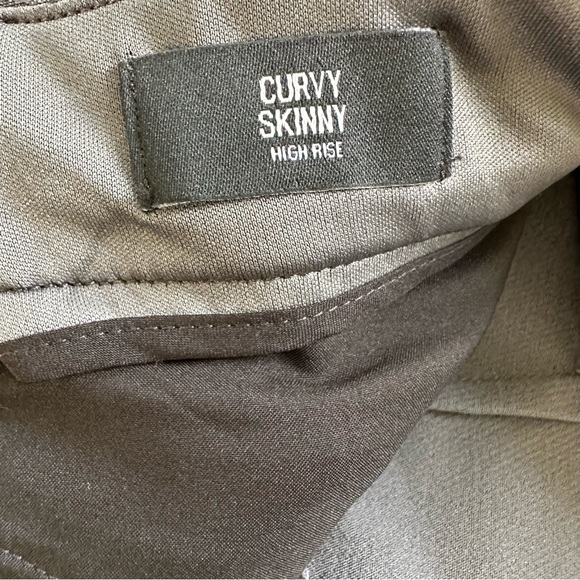 Express size 4R gray supersoft twill dress pants curvy skinny high rise - Picture 5 of 13